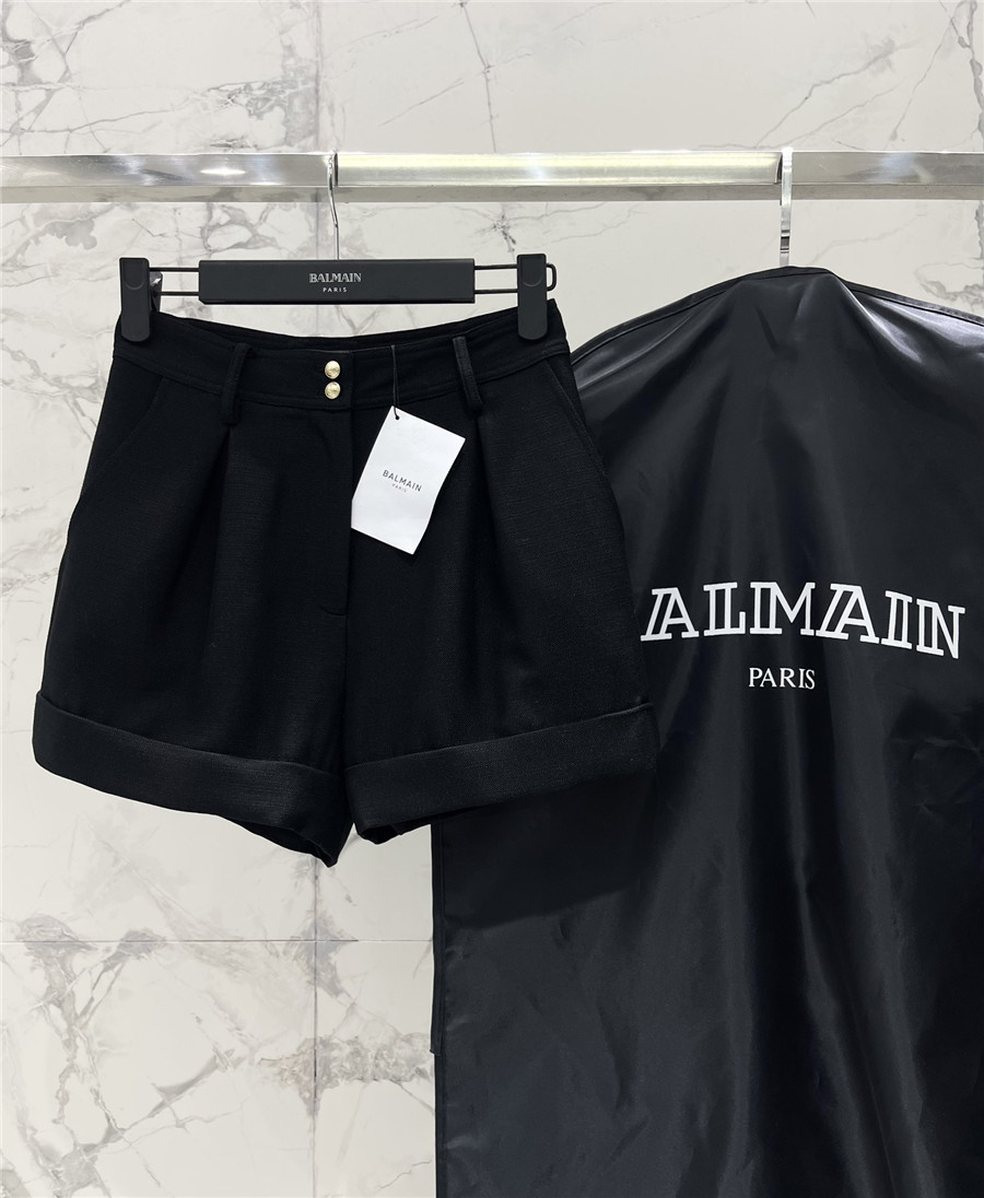 Balmain Women Straight Shorts
