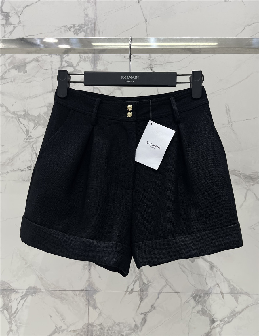 Balmain Women Straight Shorts