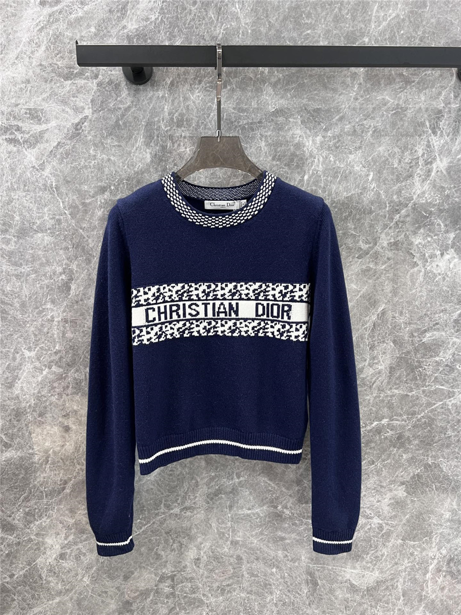 D10r crew neck knitted sweater