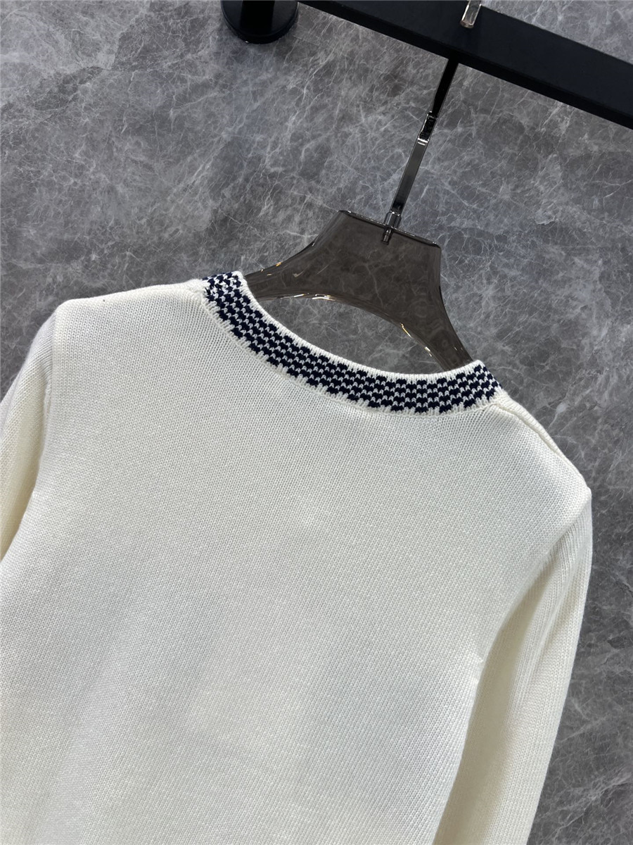 D10r crew neck knitted sweater