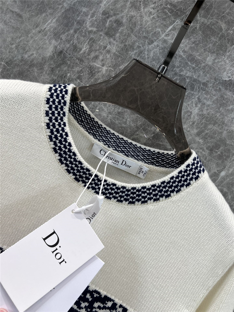 D10r crew neck knitted sweater