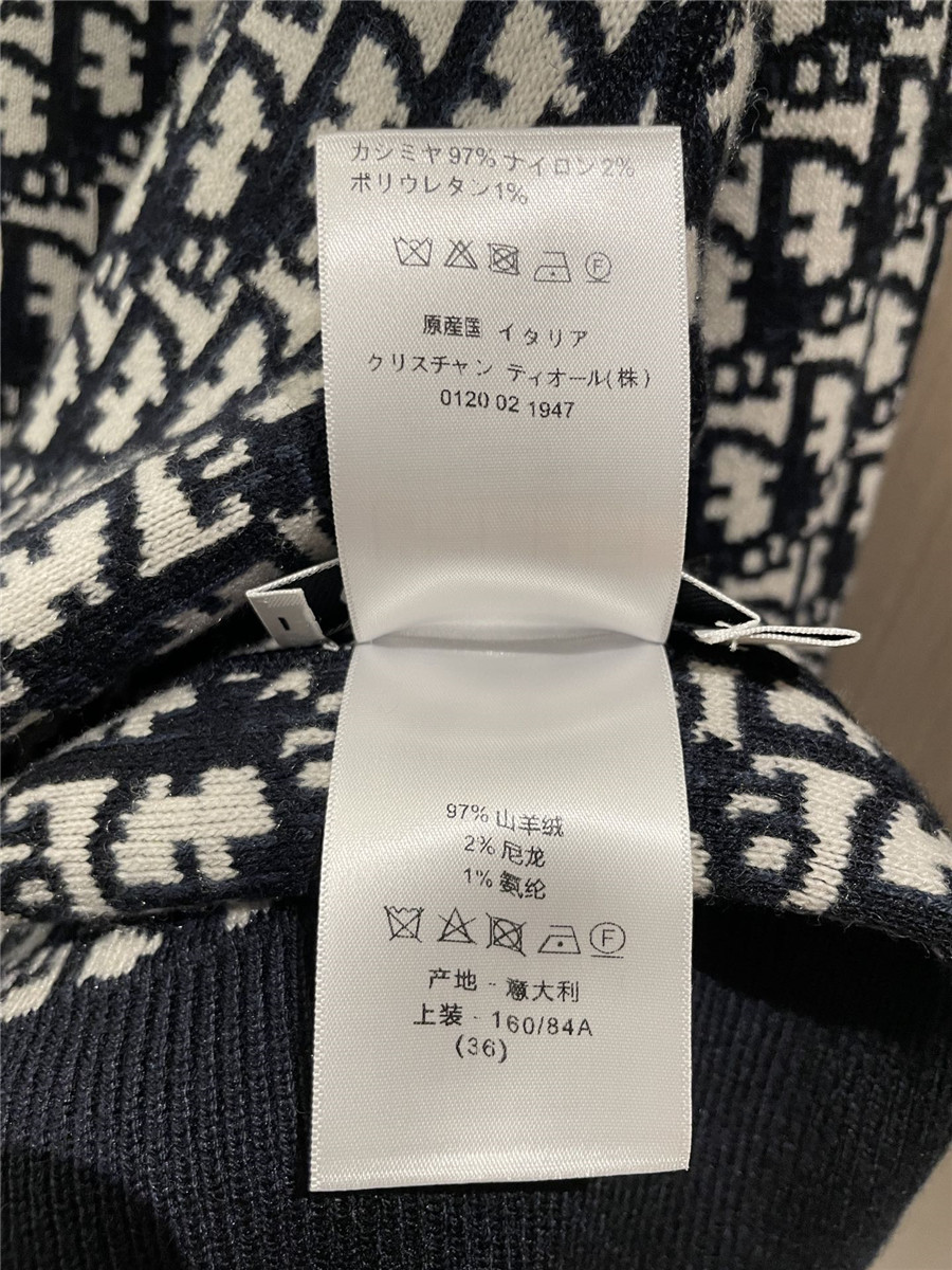 D10r oblique reversible hooded cardigan in blue