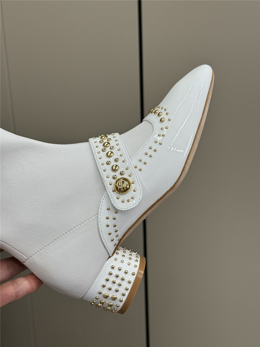 D10r stretch lambskin ankle boots