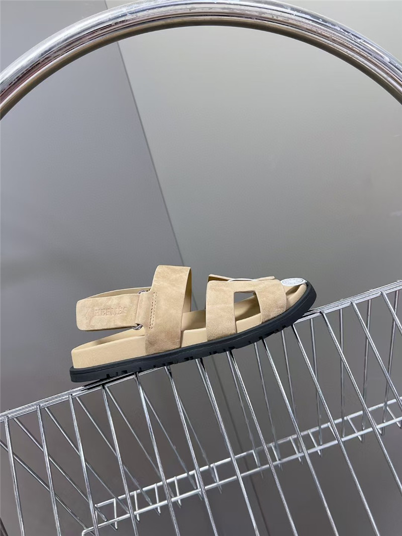 H**me5 chypre sandal beige suede calfskin