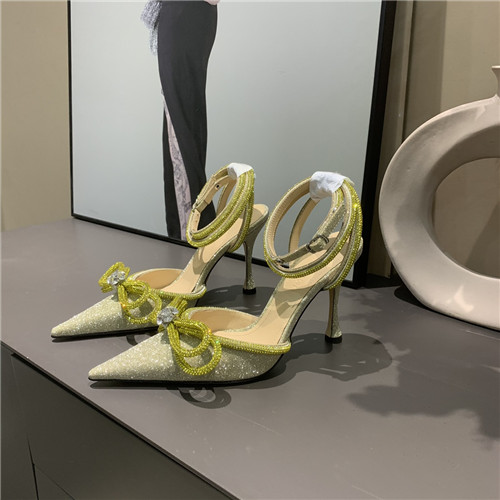 mach and mach bow rhinestone heels