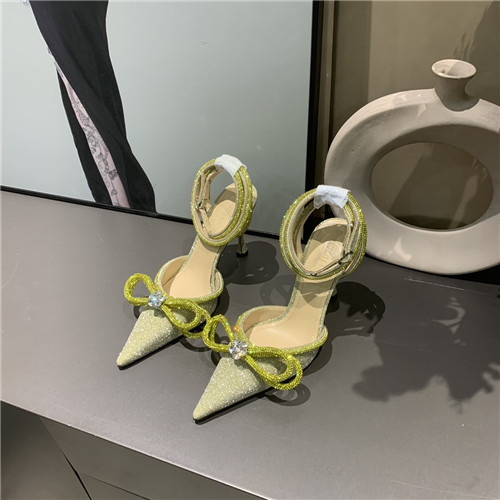 mach and mach bow rhinestone heels
