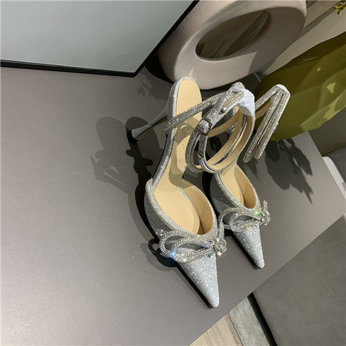 mach and mach bow rhinestone heels