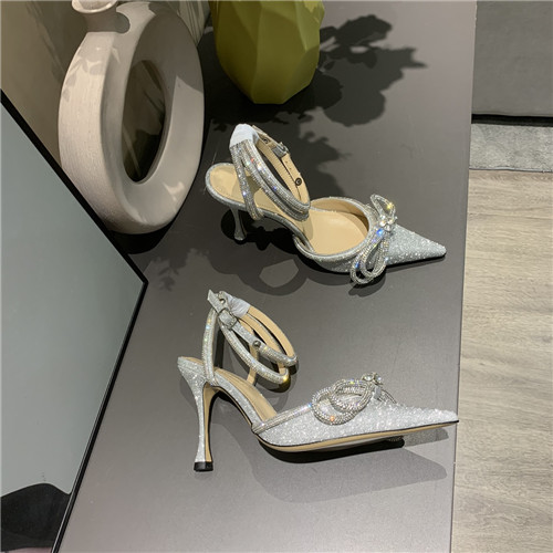 mach and mach bow rhinestone heels