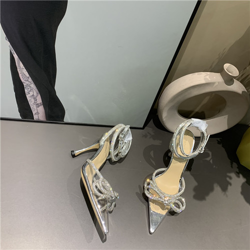 mach and mach bow rhinestone high heels