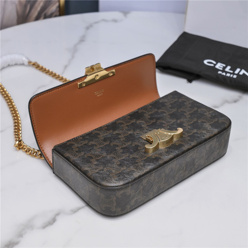 Ce1i*e triomphe shoulder bag with chain