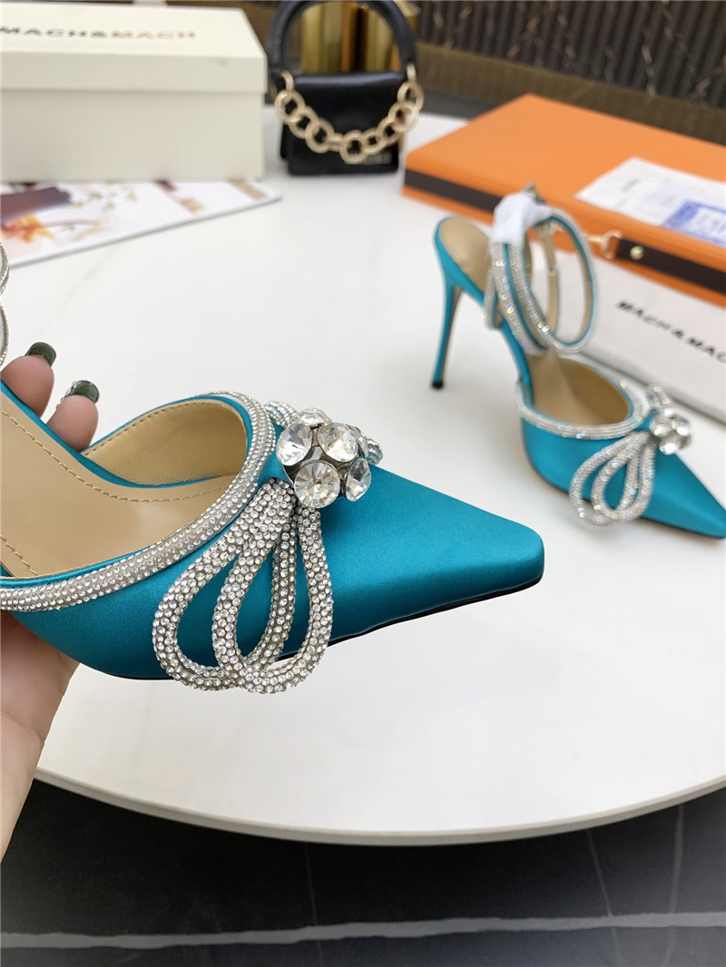 mach & mach bow high heel sandals