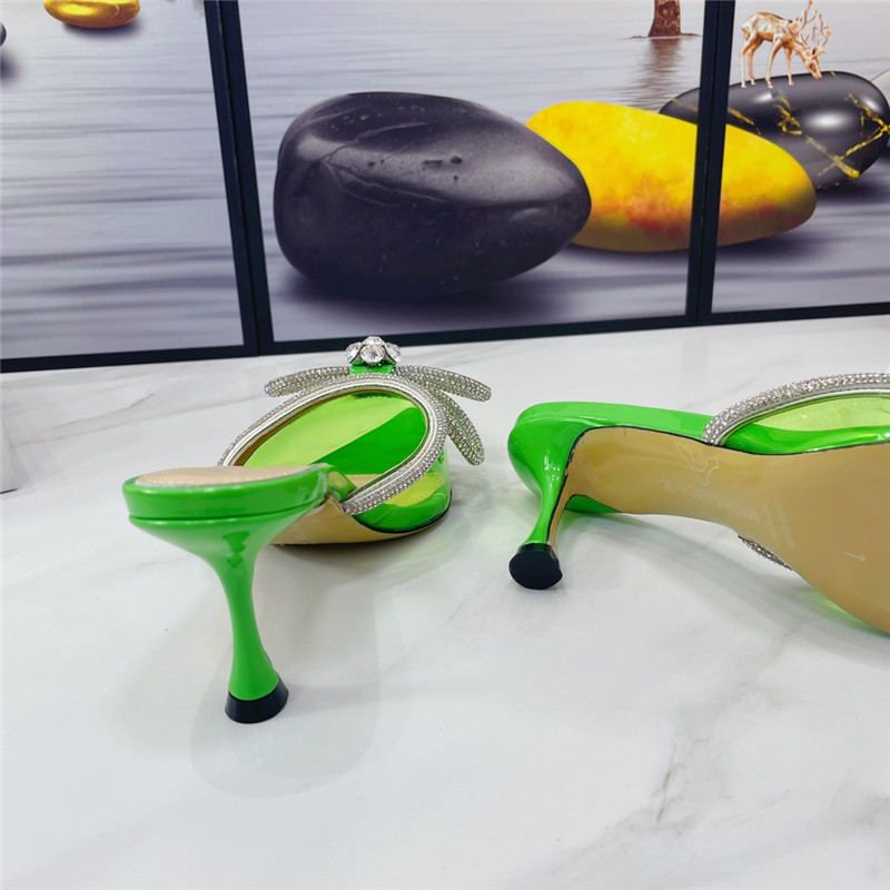 mach & mach double crystal heels