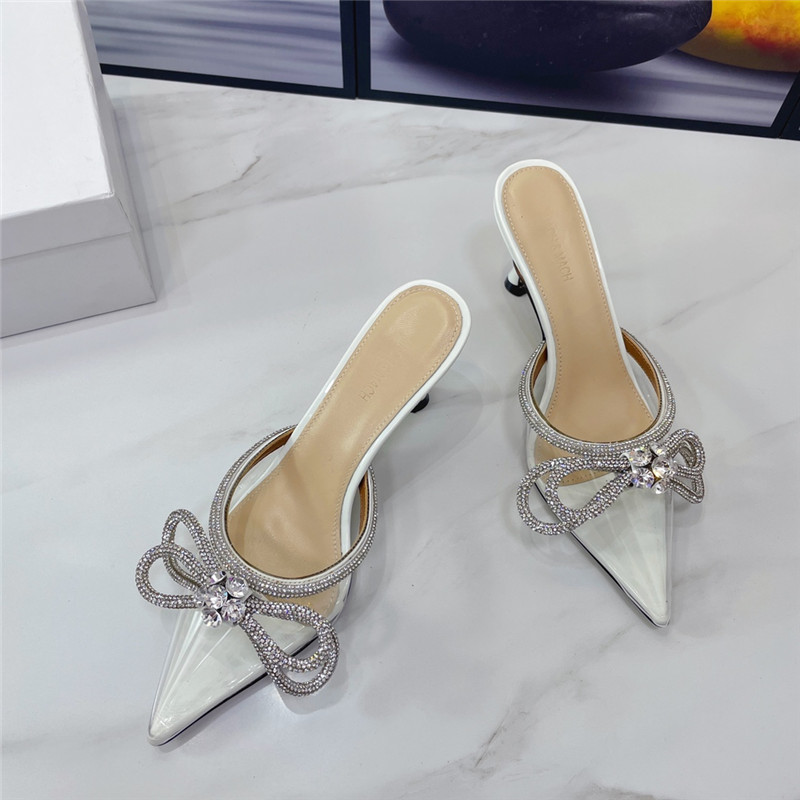 mach & mach double crystal heels