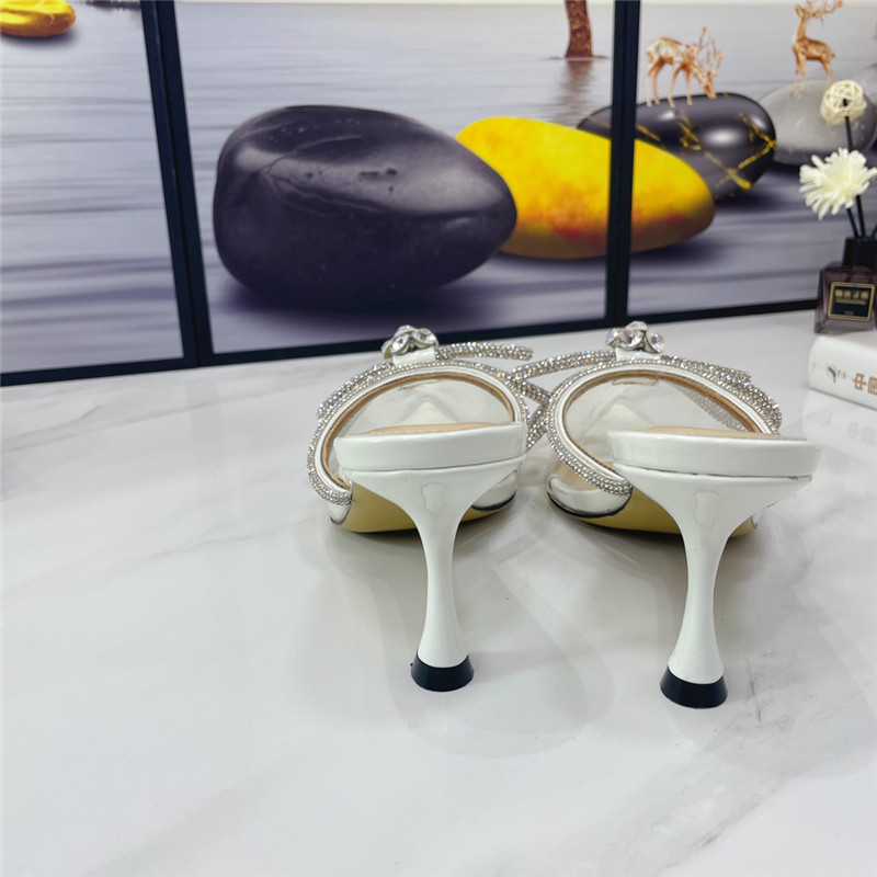 mach & mach double crystal heels