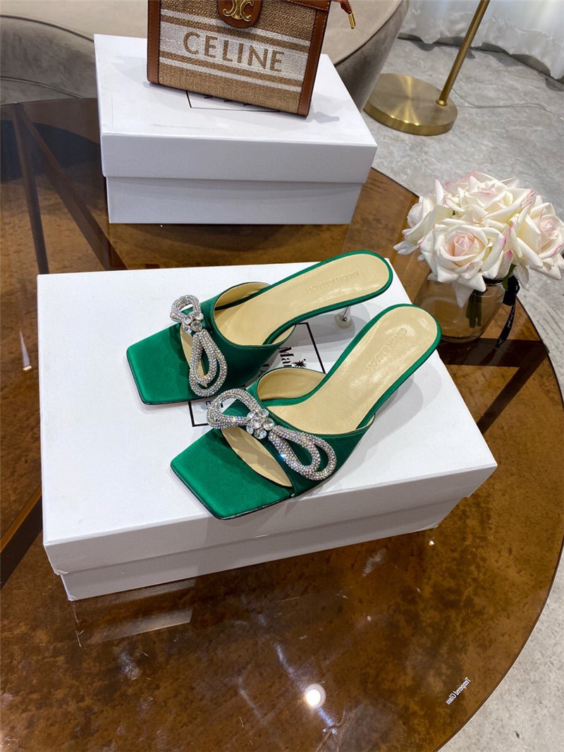 mach & mach rhinestone high heels