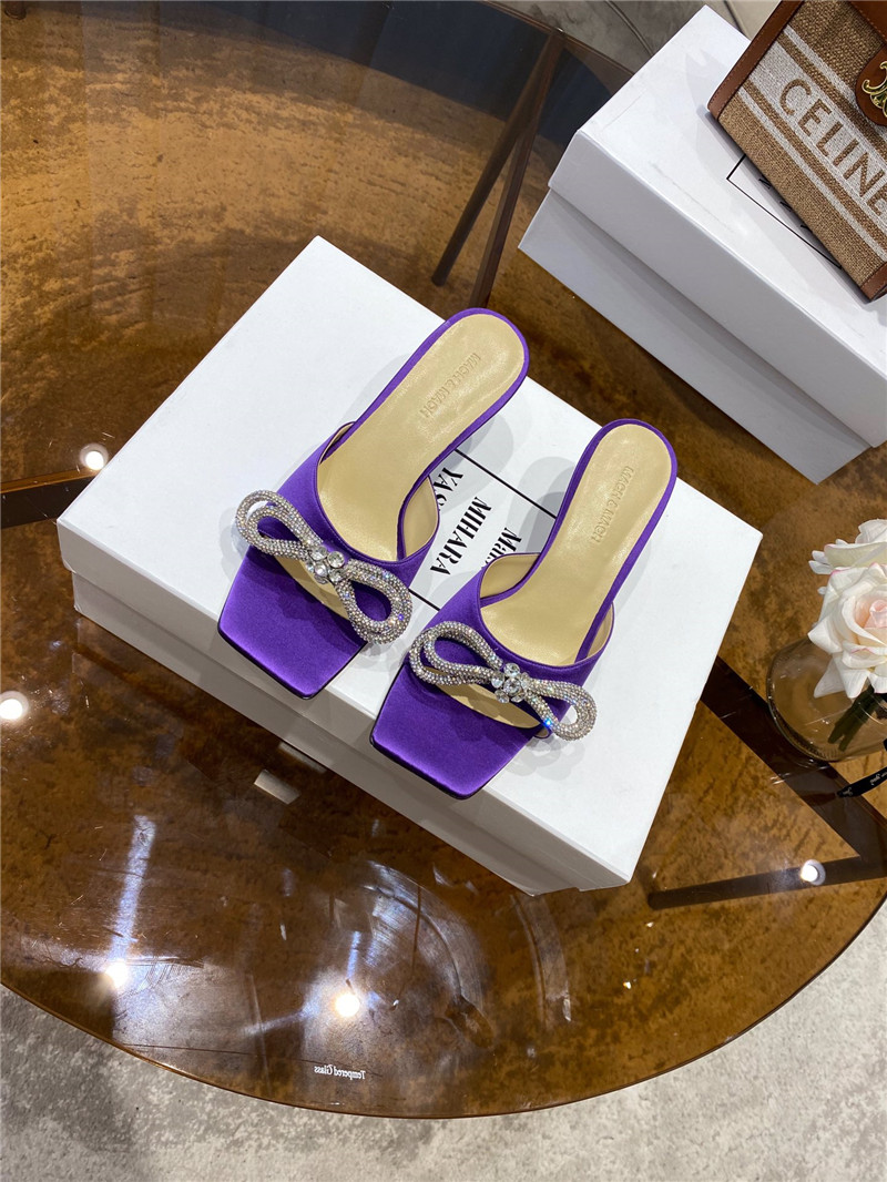 mach & mach rhinestone high heels