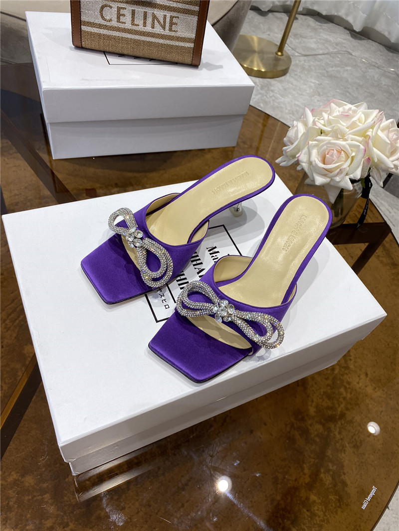 mach & mach rhinestone high heels