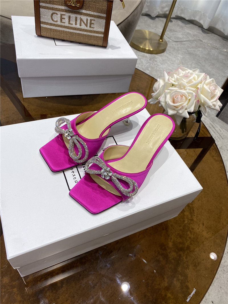 mach & mach rhinestone high heels