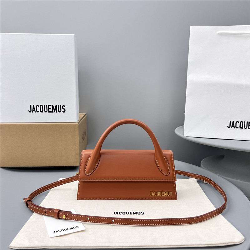Jacquemus Le Chiquito Long Brown Bag