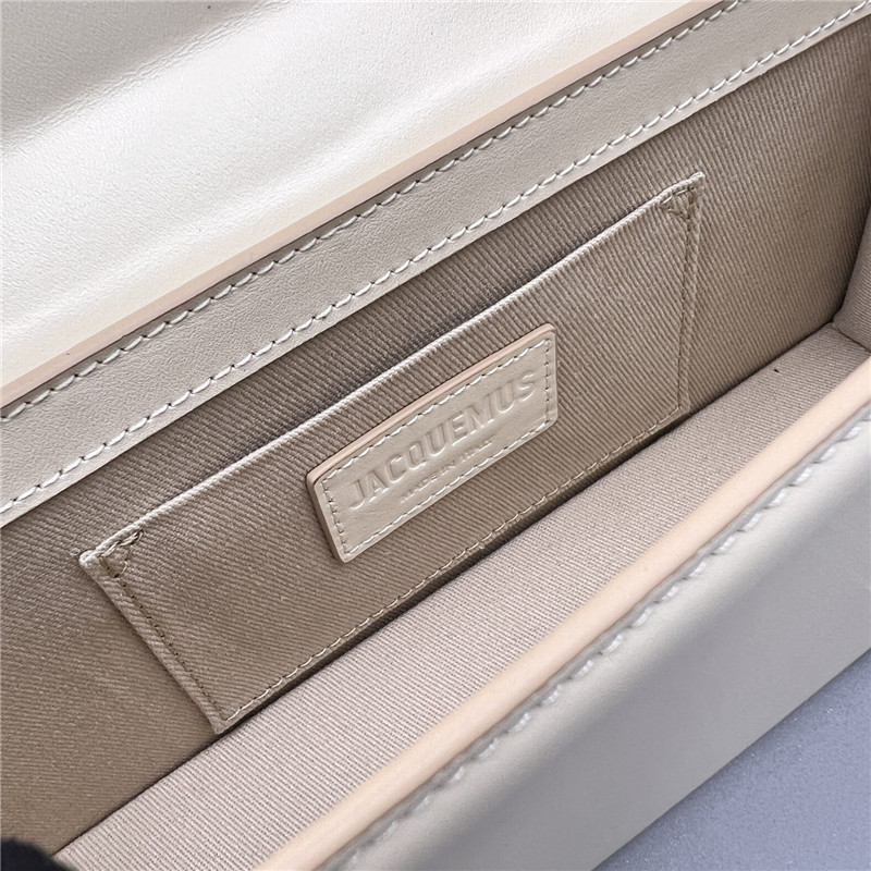 Jacquemus Le Chiquito Long Bag White