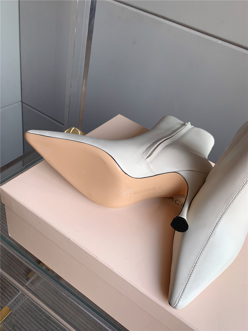 mach & mach heeled ankle boots