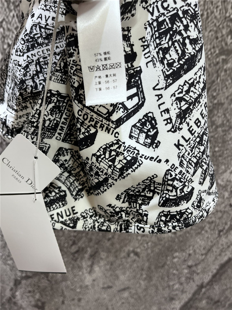 D10r map paris printed swimsuit