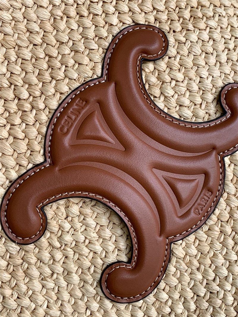 Ce1i*e straw bucket bag