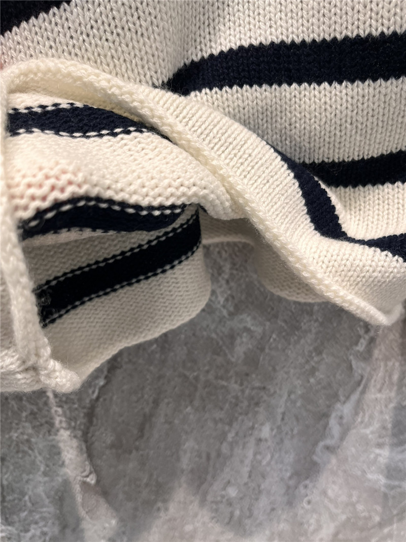 D10r cashmere knitted striped sweater