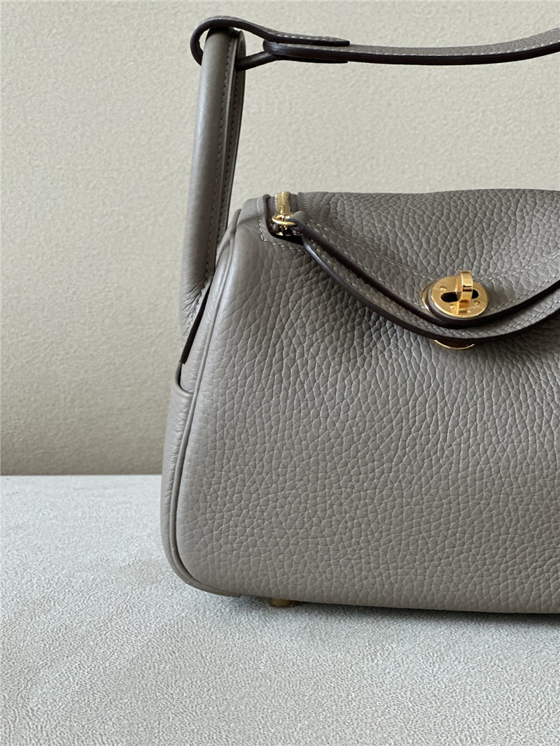 H**me5 mini lindy bag grey