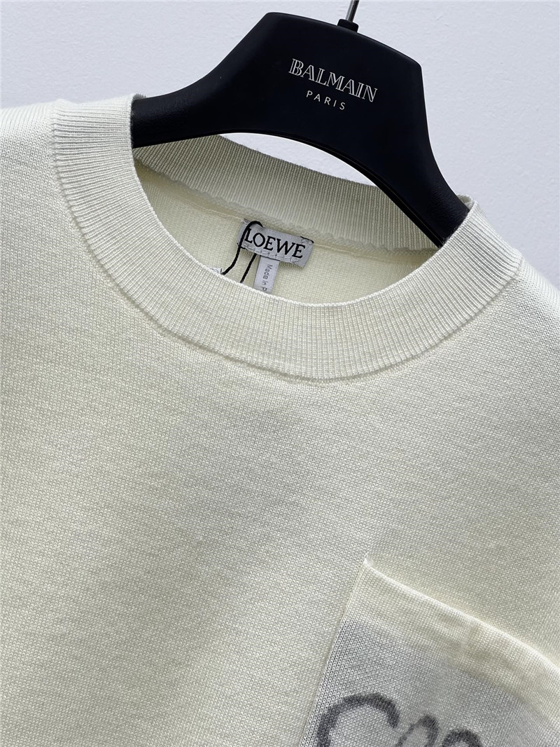 L0ew* classic crew neck loose short