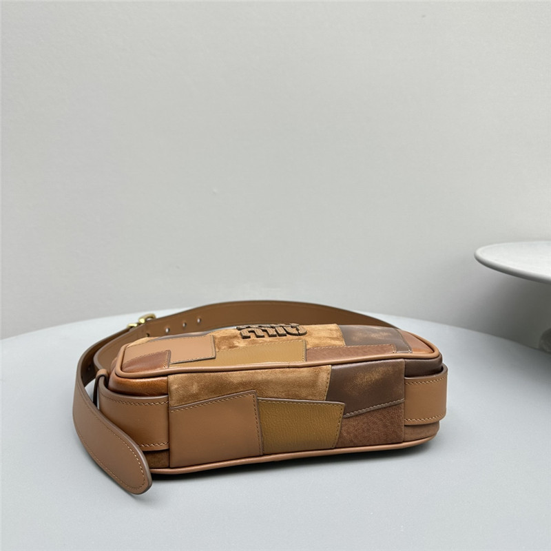 Miu Miu Beau Leather Patchwork Bag