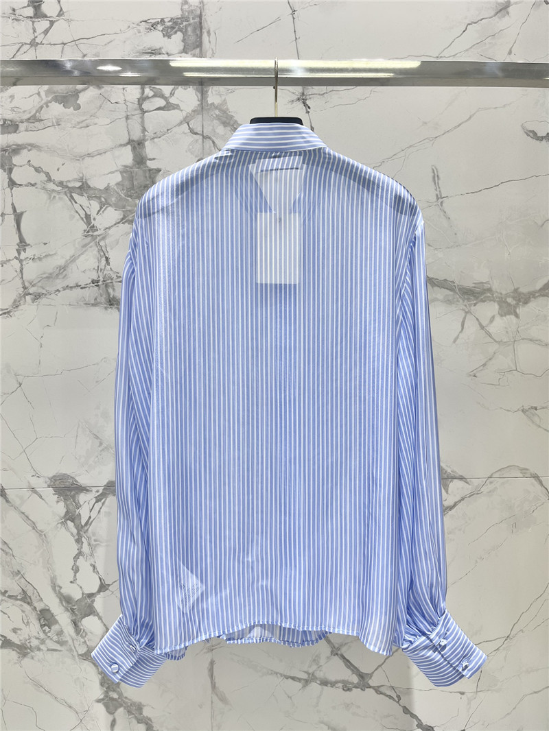 Va1e*ntin0 silk vertical shirt