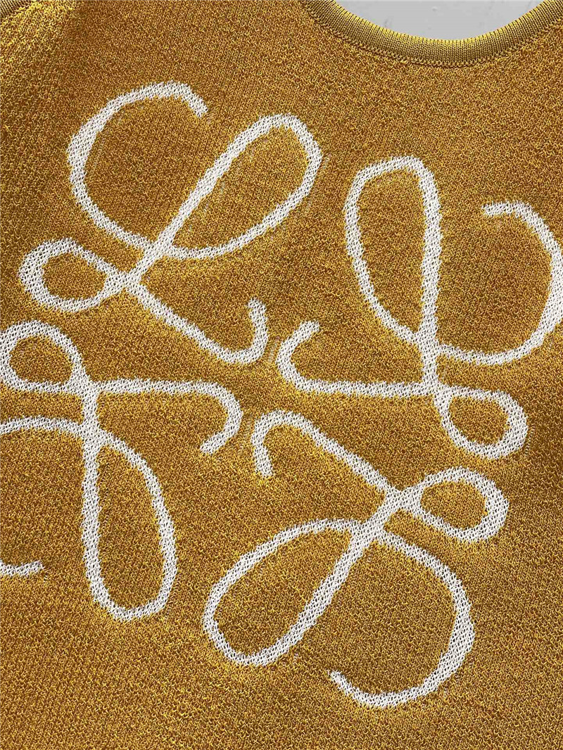 L0ew* logo jacquard halterneck vest