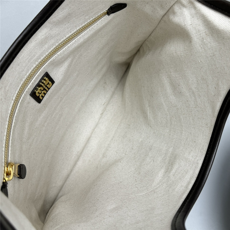 Miu Miu Logo Hobo Shoulder Bag