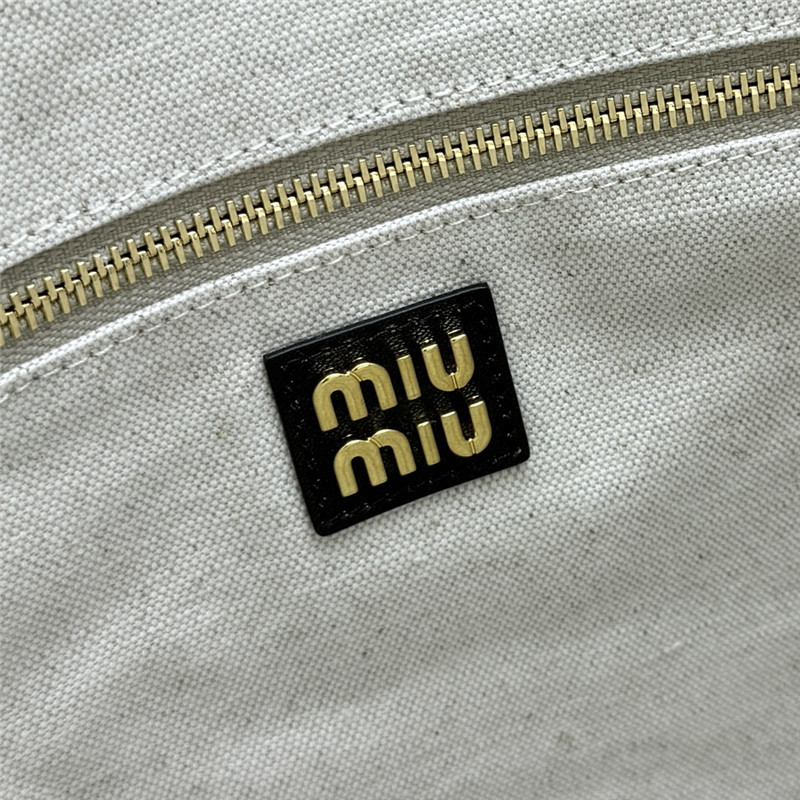 Miu Miu Logo Hobo Shoulder Bag