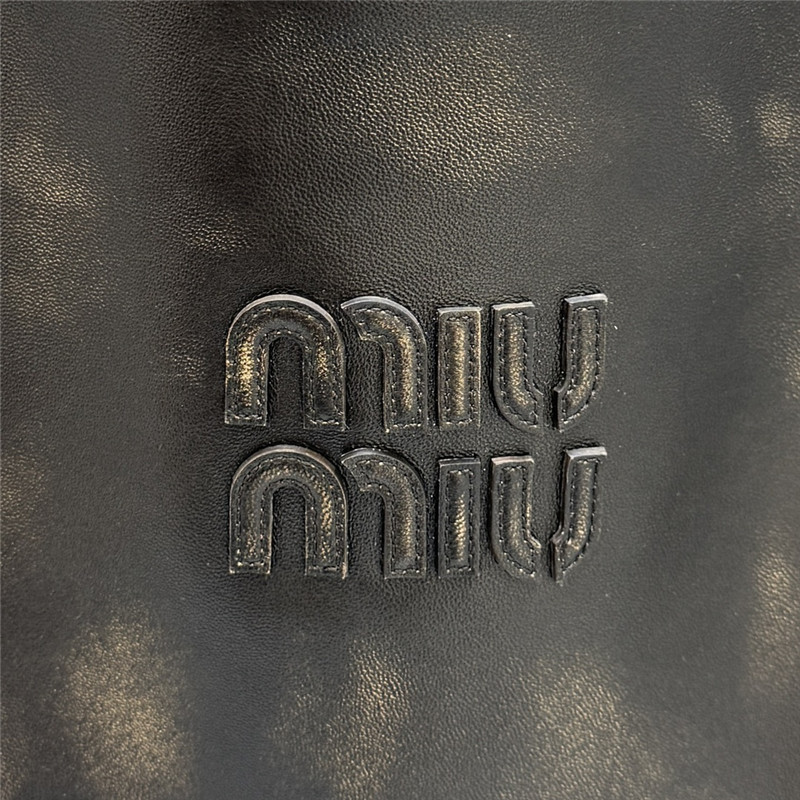 Miu Miu Logo Hobo Shoulder Bag