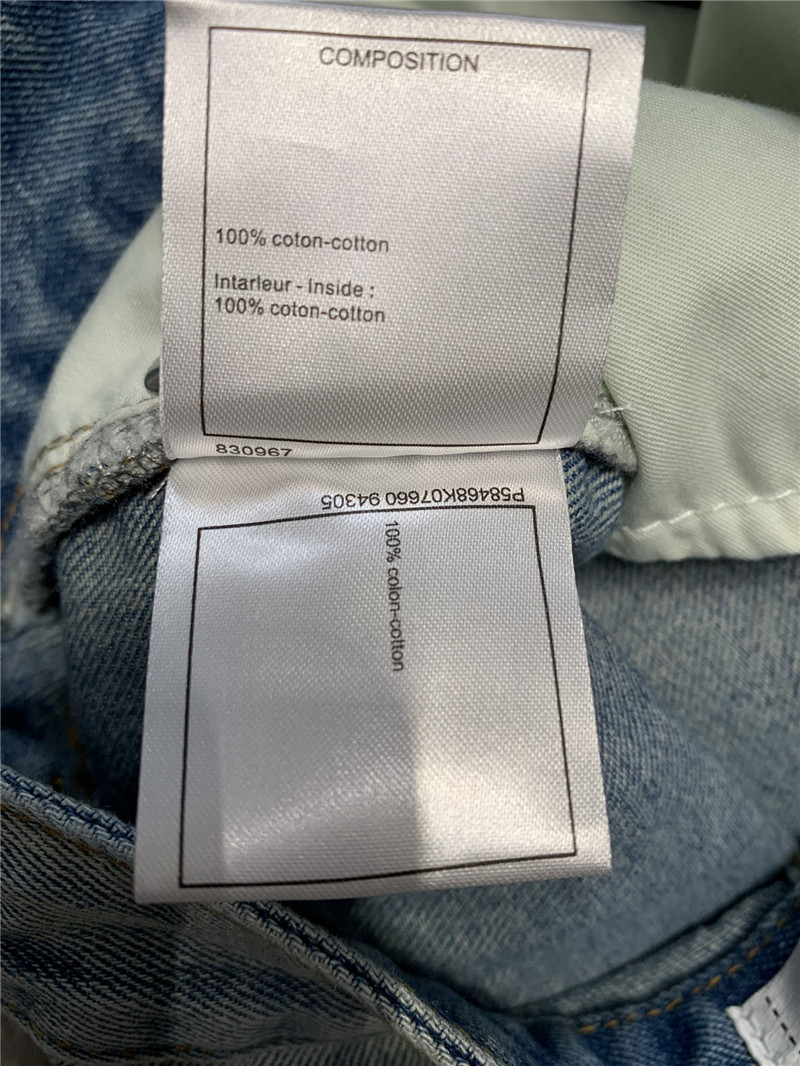 Ch**el logo denim shorts