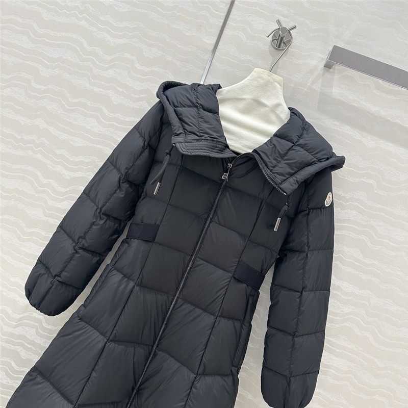 Moncler Long Hooded Down Jacket