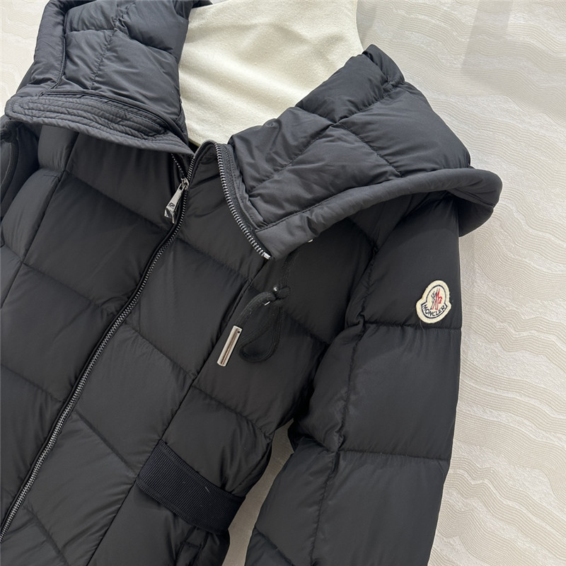 Moncler Long Hooded Down Jacket