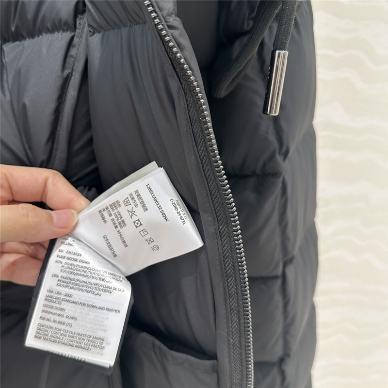 Moncler Long Hooded Down Jacket