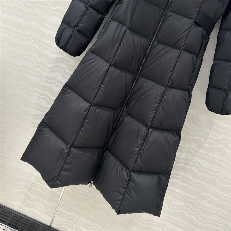 Moncler Long Hooded Down Jacket