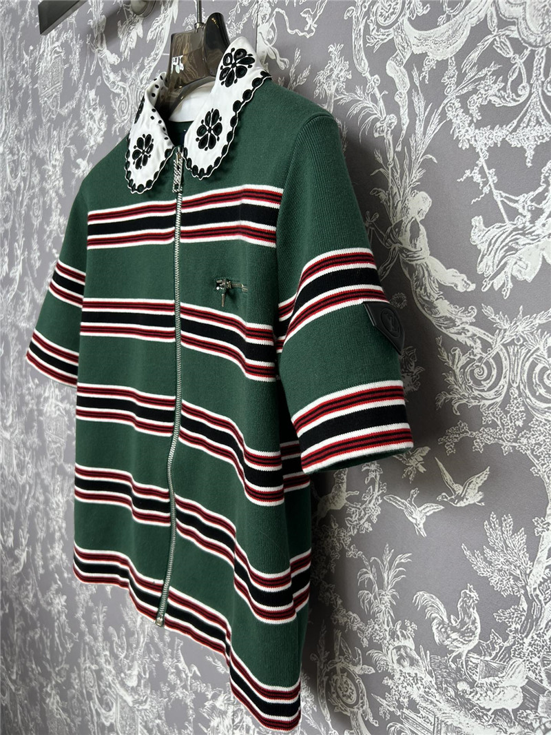 l0vis Vvtt0n lv striped knit short sleeves