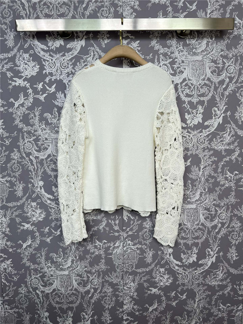 Va1e*ntin0 embroidered long-sleeved sweater