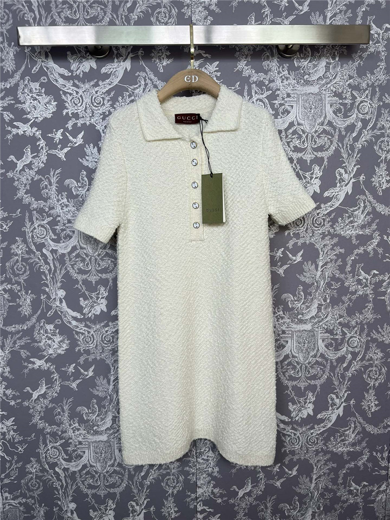Gvc*1 polo collar knit dress