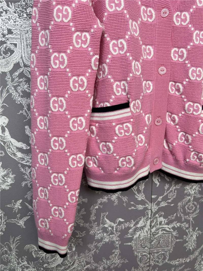 gvc*1 gg D1am0nd jacquard knitted cardigan