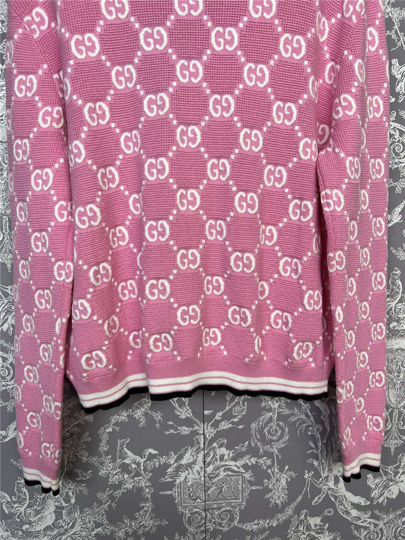 gvc*1 gg D1am0nd jacquard knitted cardigan