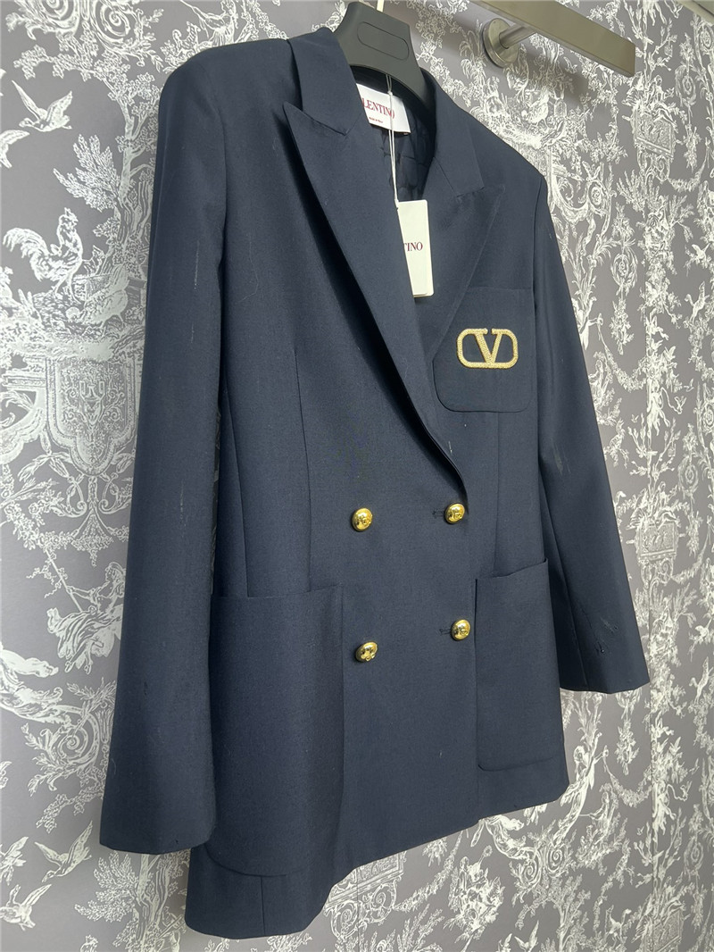 Va1e*ntin0 double-breasted suit