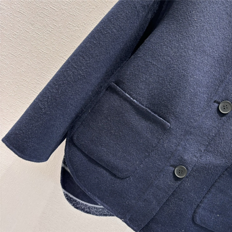 D10r striped letter jacquard jacket