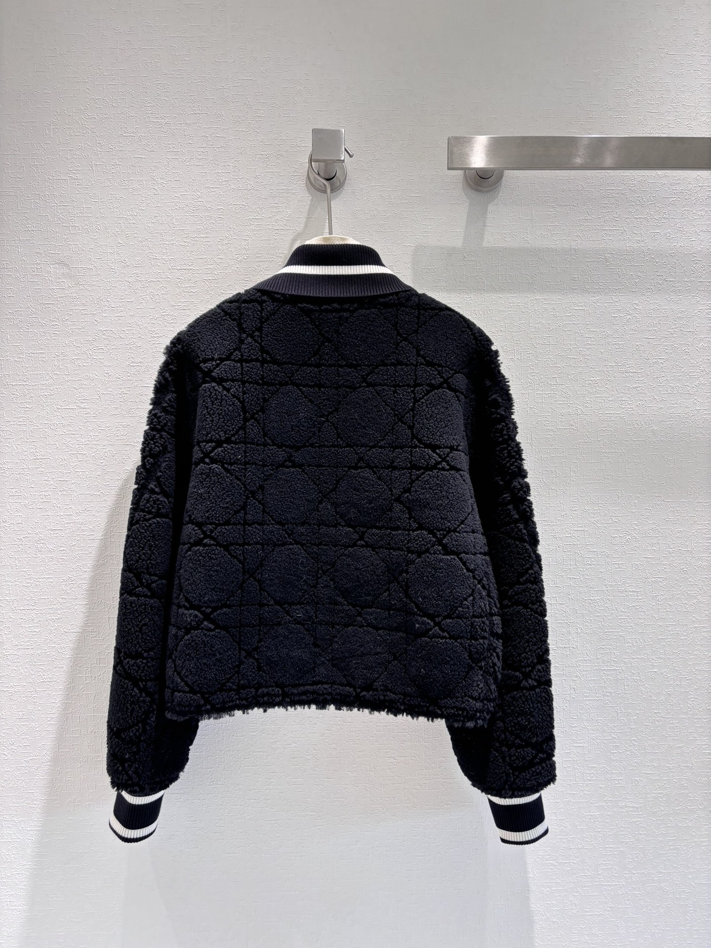 D10r teddy cashmere baseball jacket