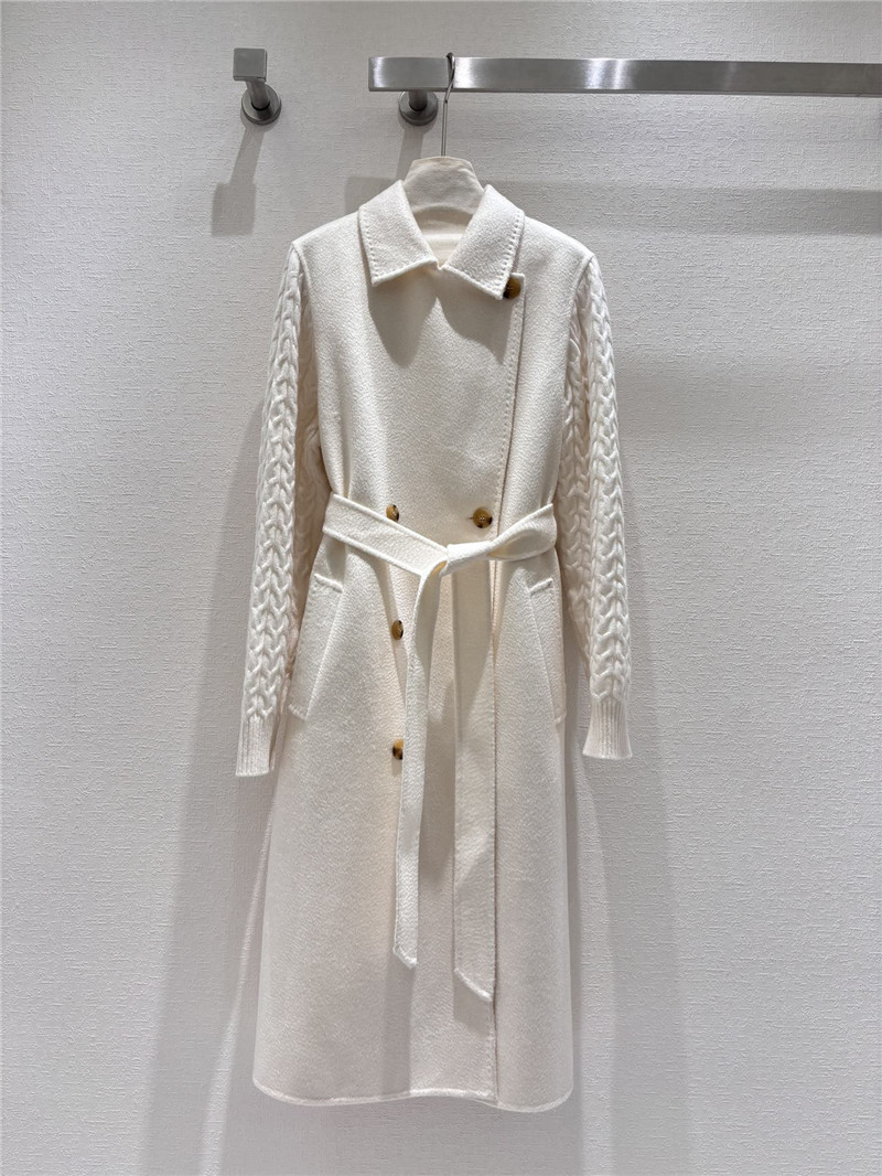 Vanitoo long cashmere wool long coat